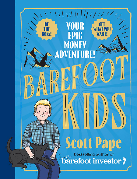 Barefoot Kids book cover with child and dog