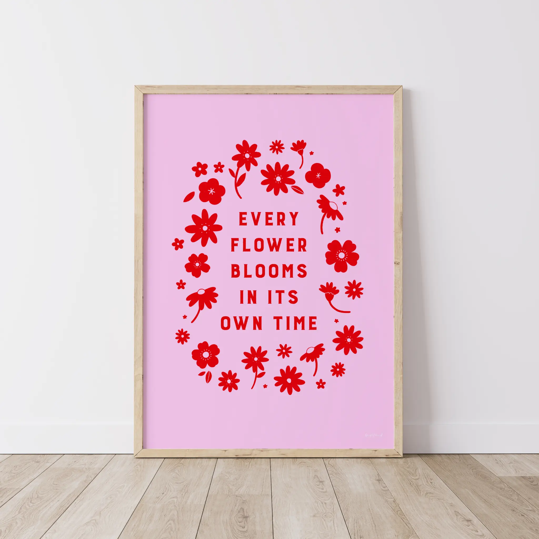 Every Flower Blooms – Raspberry Blossom